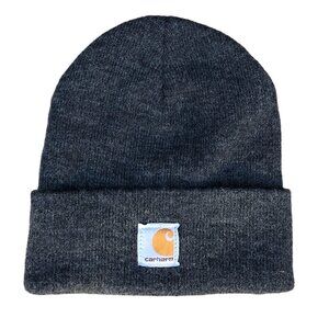 VINTAGE Carhartt Beanie Knit Hat Gray